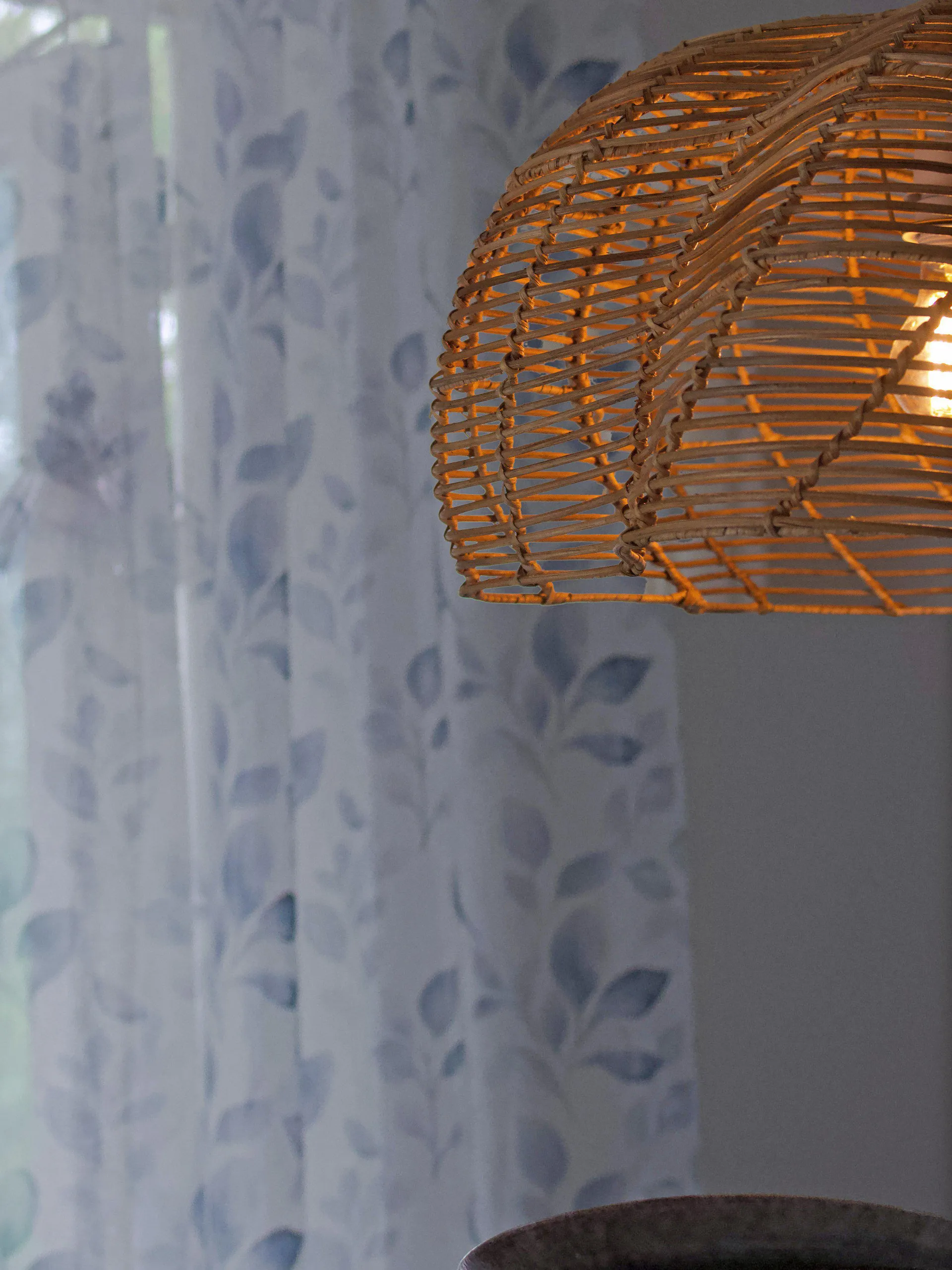 Mayla Pendelleuchte, Natur, Ø53x32 cm PR Home