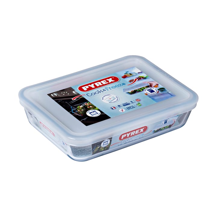 Cook & Freez rechteckige Schale mit Deckel - 19x14 cm - Pyrex