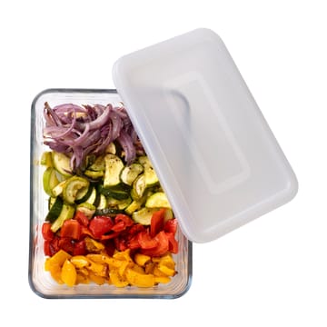 Cook & Freez rechteckige Schale mit Deckel - 24x19x8 cm - Pyrex
