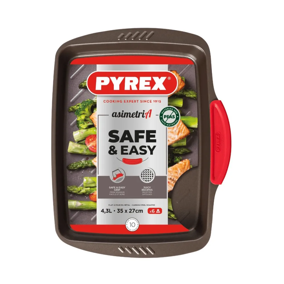 Pyrex Asimetria Auflaufform, Silikon, rechteckig, 35 cm Pyrex