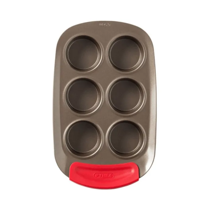 Pyrex Asimetria Muffinform - Silikon, rechteckig, 6 Muffins - Pyrex