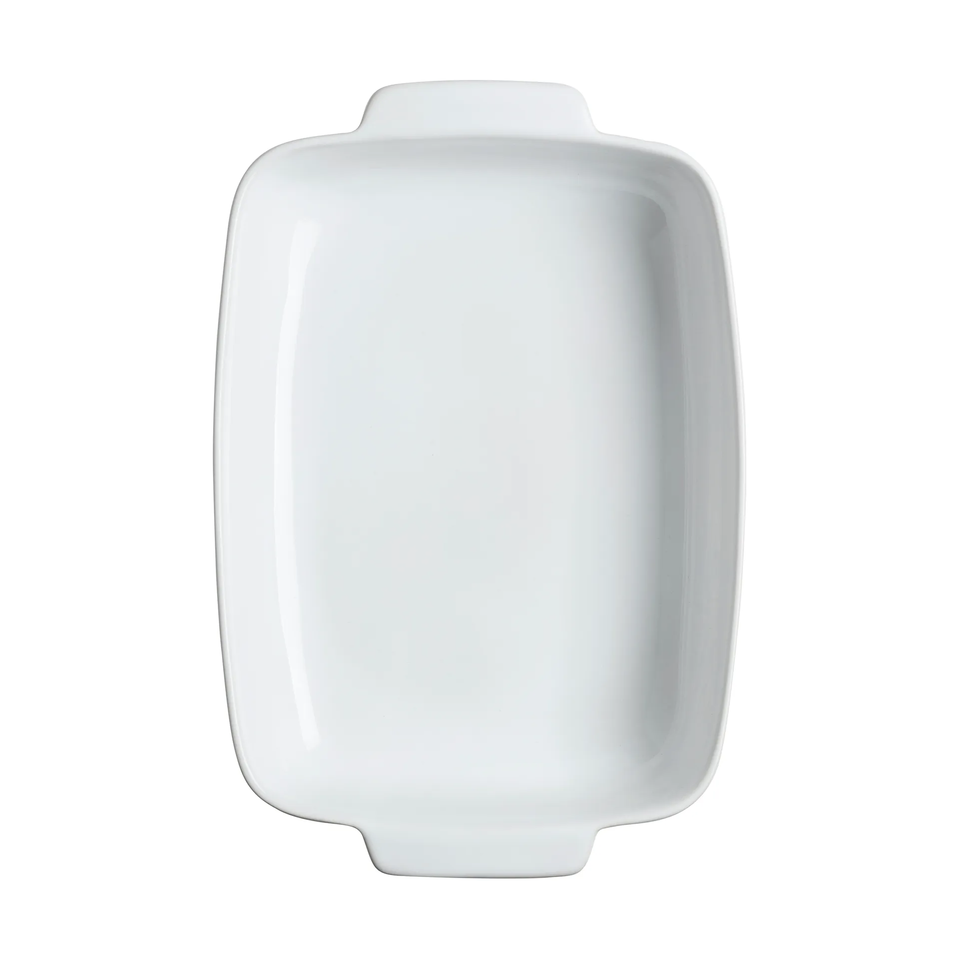 Pyrex rechteckige Keramikplatte weiß, 25x19 cm Pyrex