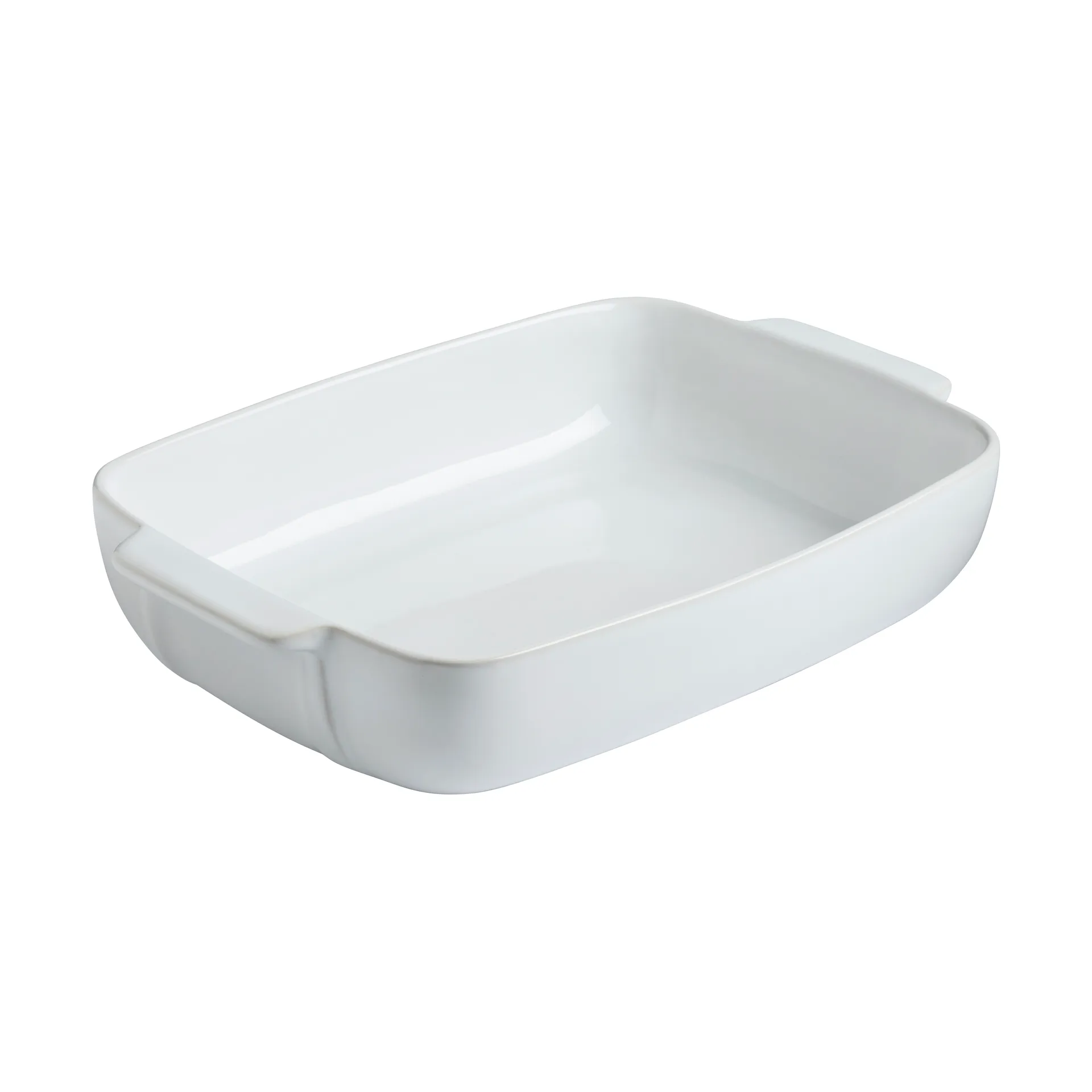 Pyrex rechteckige Keramikplatte weiß, 35x25 cm Pyrex