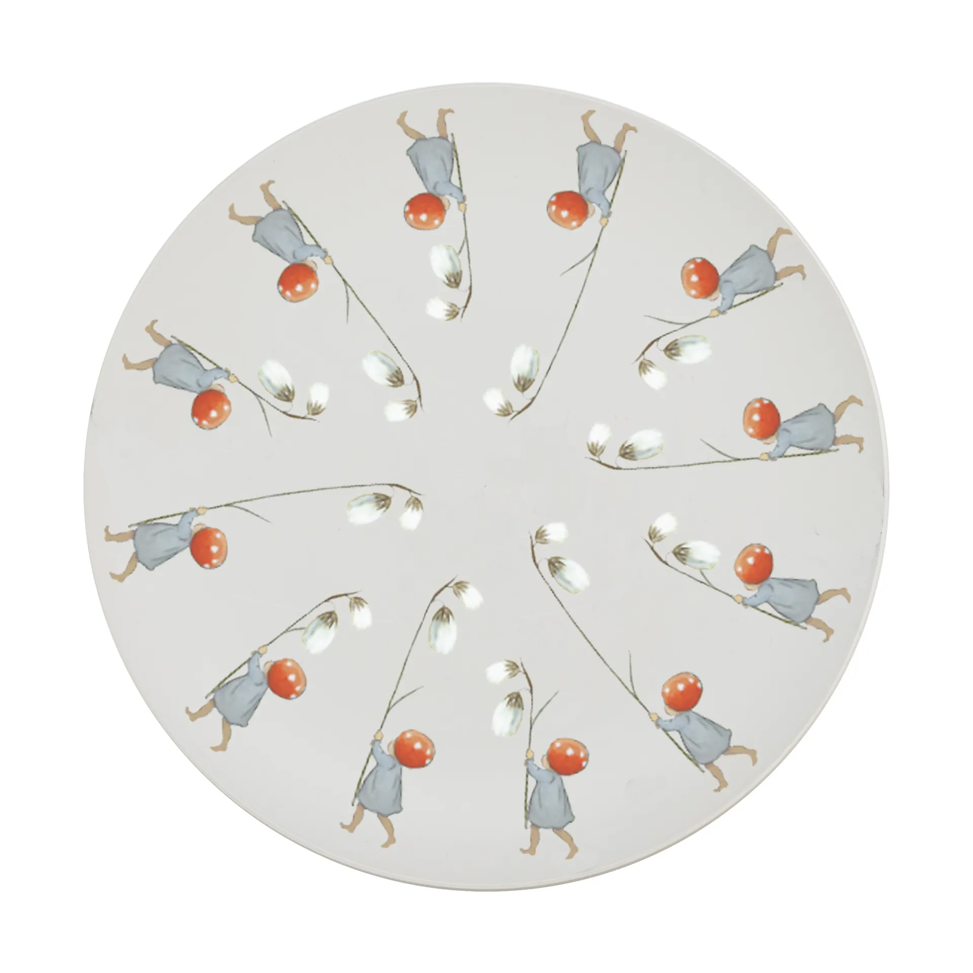 Elsa Beskow Tomtebobarnen Teller Ø20 cm, Multi Rätt Start