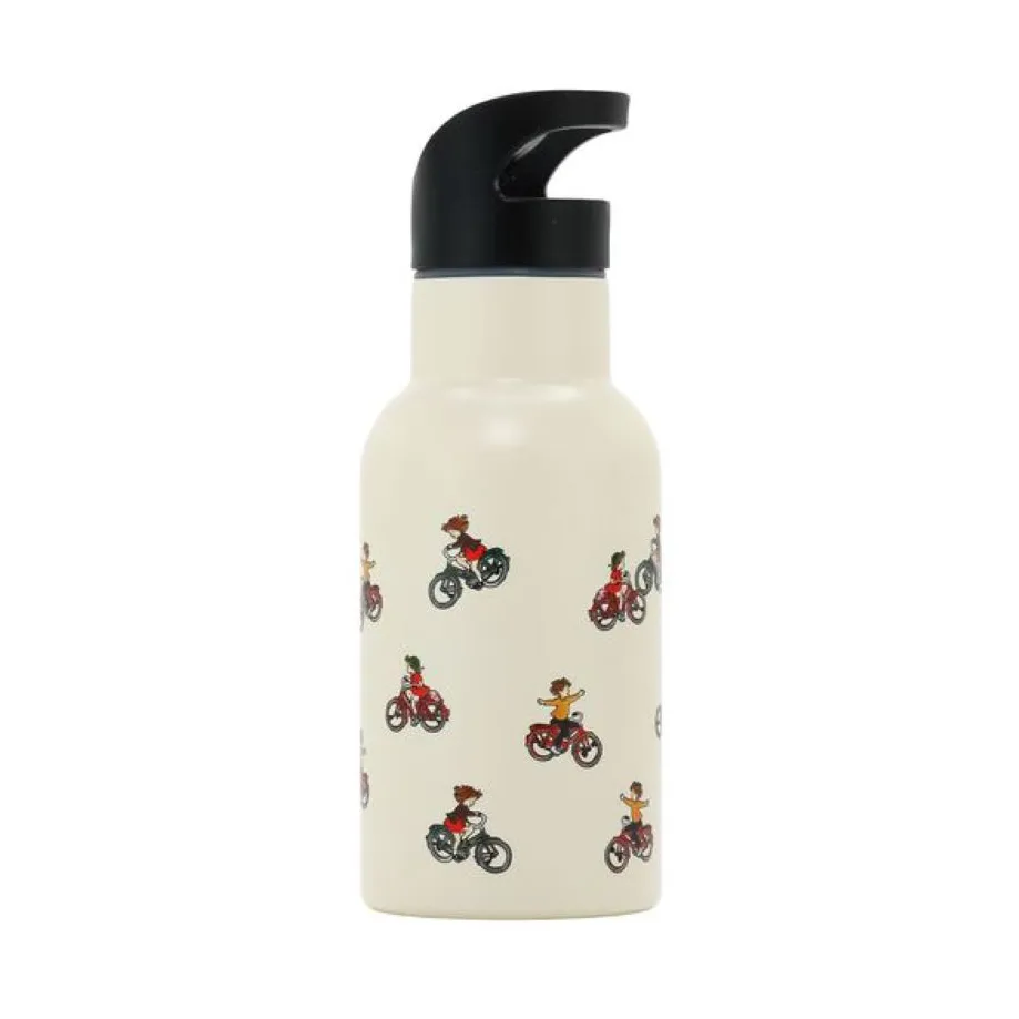 Lotta auf der Krachmacherstraße Wasserflasche 34 cl, Weiß Rätt Start