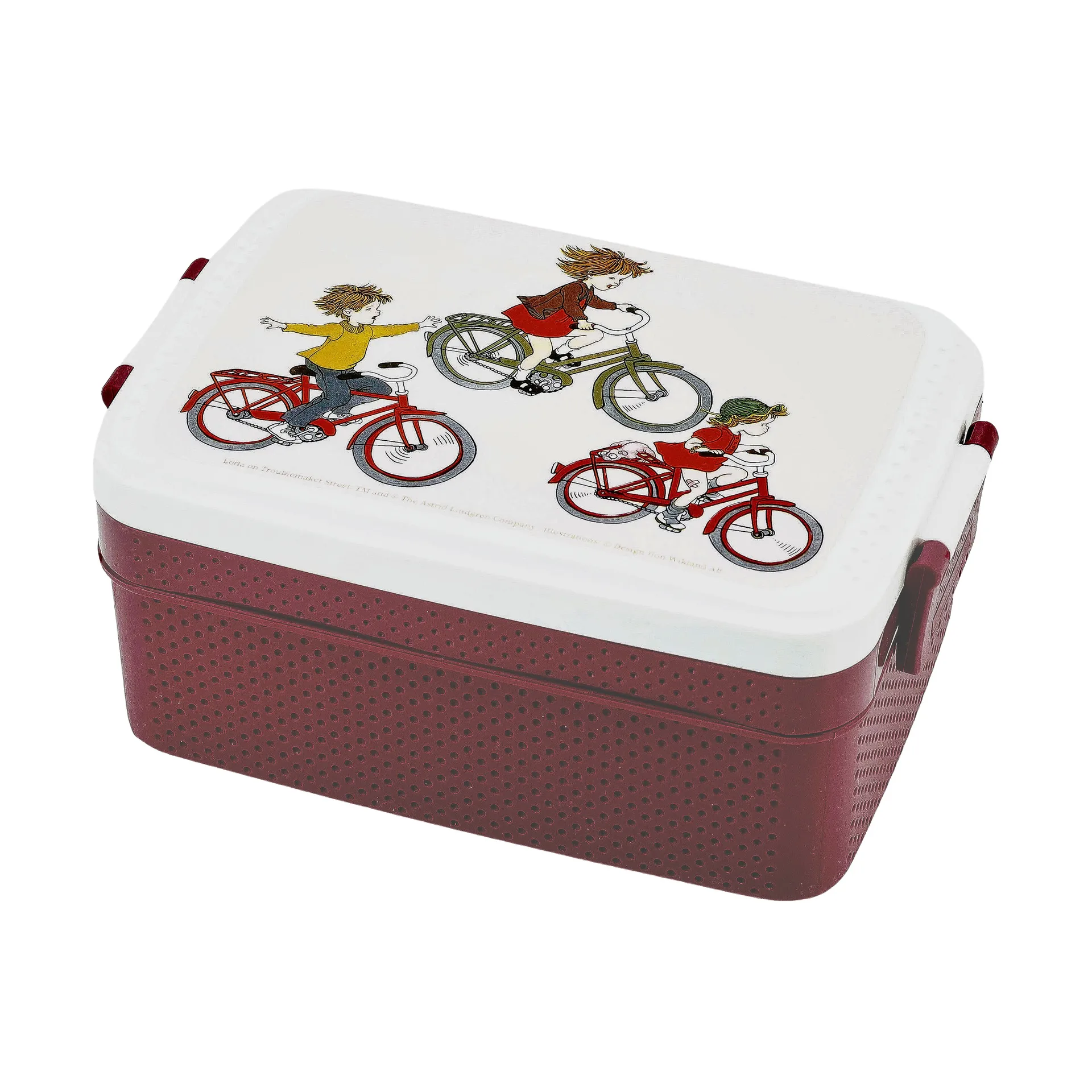 Lotta aus der Krachmacherstraße Brotdose 8x18,5 cm, Braun-weiß Rätt Start