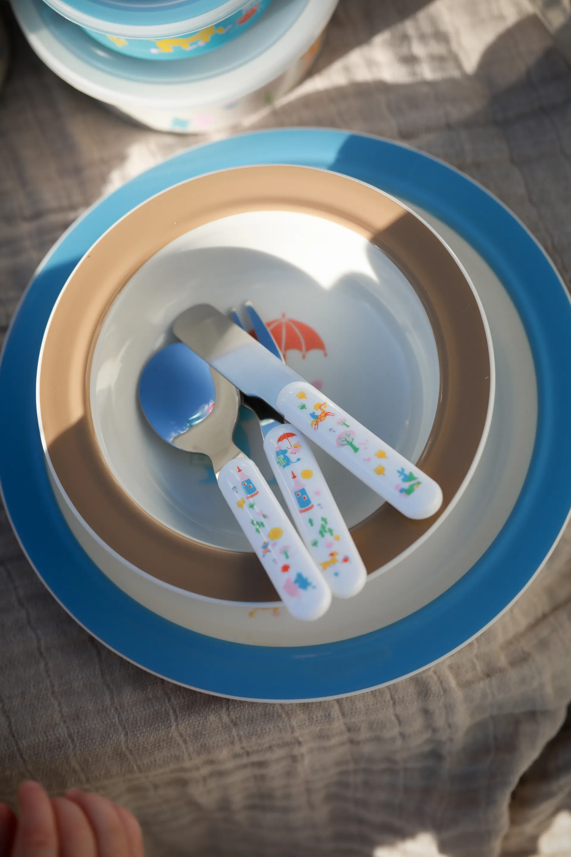 Mumin 80 Kindergeschirr 3-teilig, Multi Rätt Start