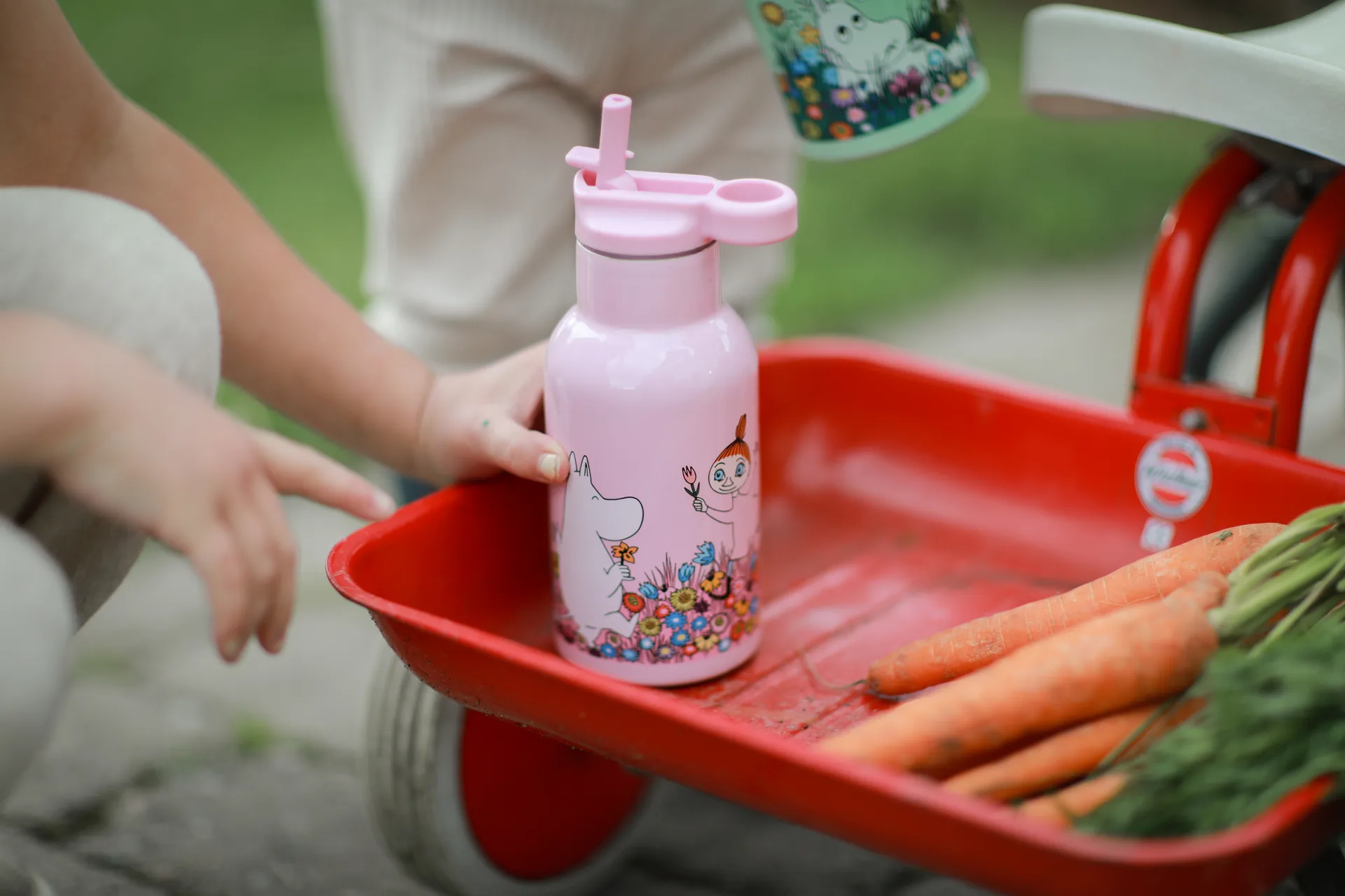 Mumin Äng Wasserflasche 34 cl, Rosa Rätt Start