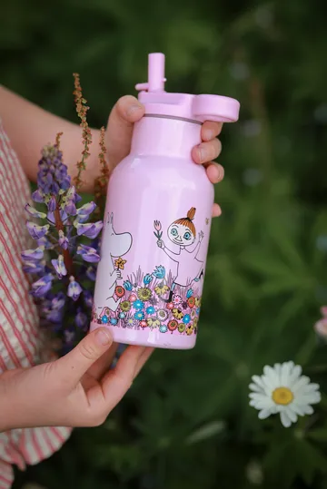 Mumin Äng Wasserflasche 34 cl - Rosa - Rätt Start