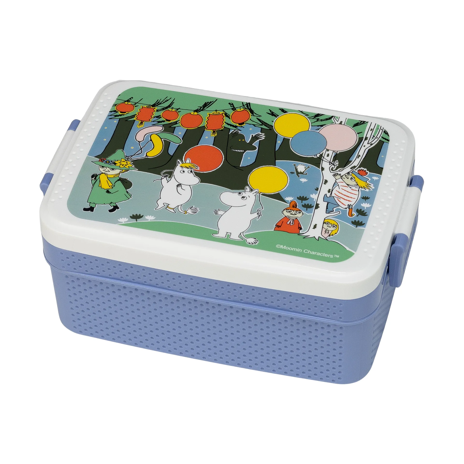 Mumin Festlichkeiten Lunchbox 8x18,5 cm, Blau-weiß Rätt Start