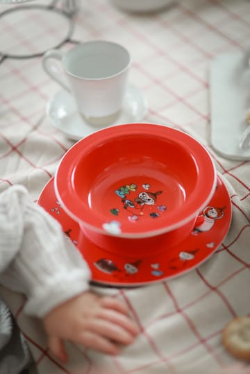 Mumin Little My Teller mit Saugnapf Ø15,5 cm - Rot - Rätt Start