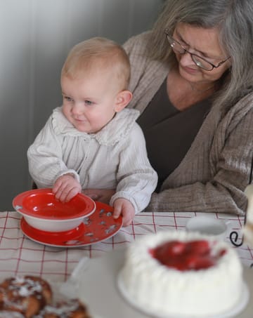 Mumin Little My Teller mit Saugnapf Ø15,5 cm - Rot - Rätt Start