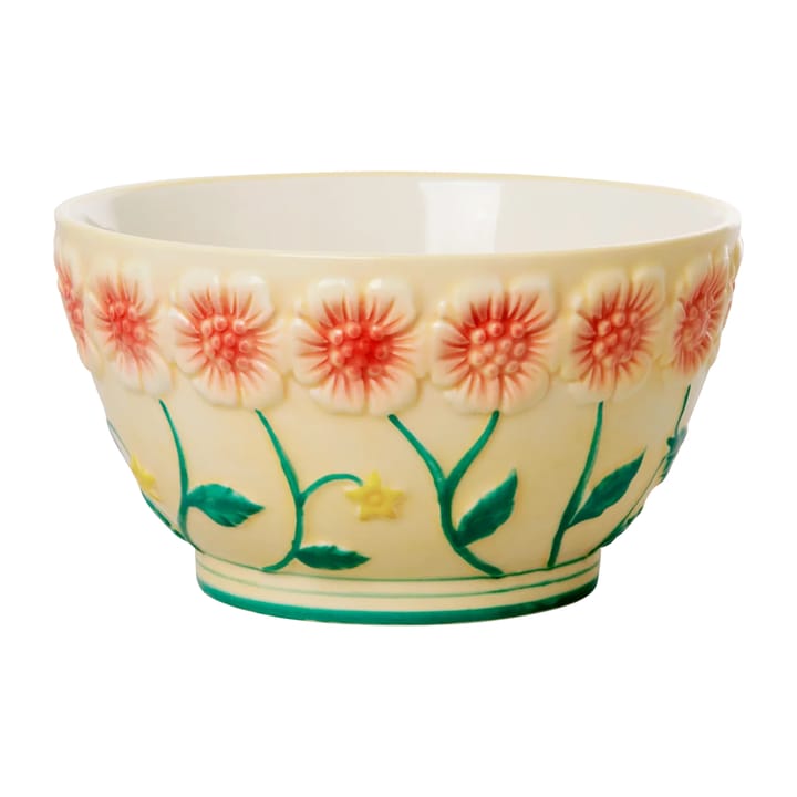 Rice Embossed Flower Keramikschale Ø12cm, Creme RICE