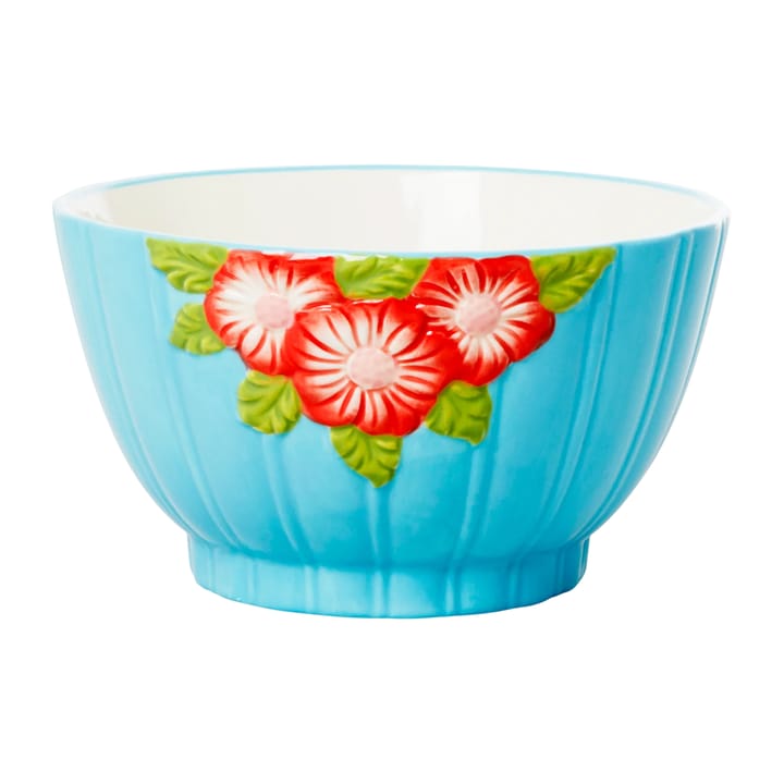 Rice Embossed Flower Keramikschale Ø14,5cm, Mint RICE