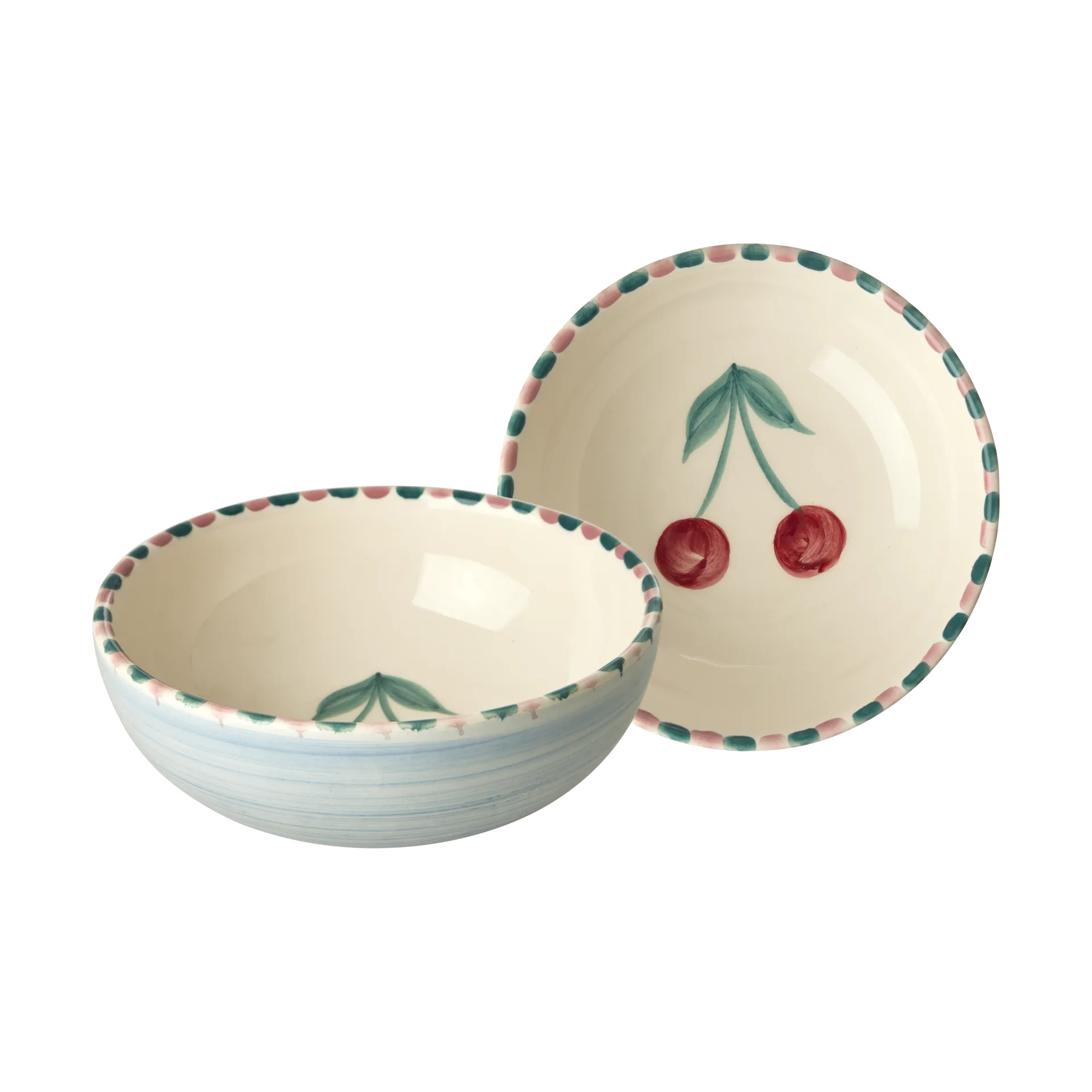 Rice Keramikschale 35 cl, Cherry-blue RICE