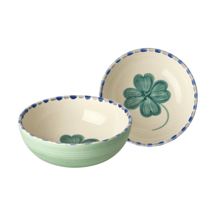 Rice Keramikschale 35 cl, Good Luck Clover-Soft green RICE