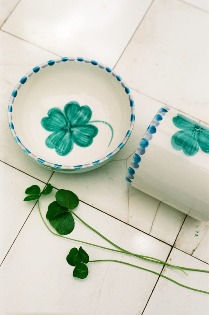 Rice Keramikschale 35 cl, Good Luck Clover-Soft green RICE