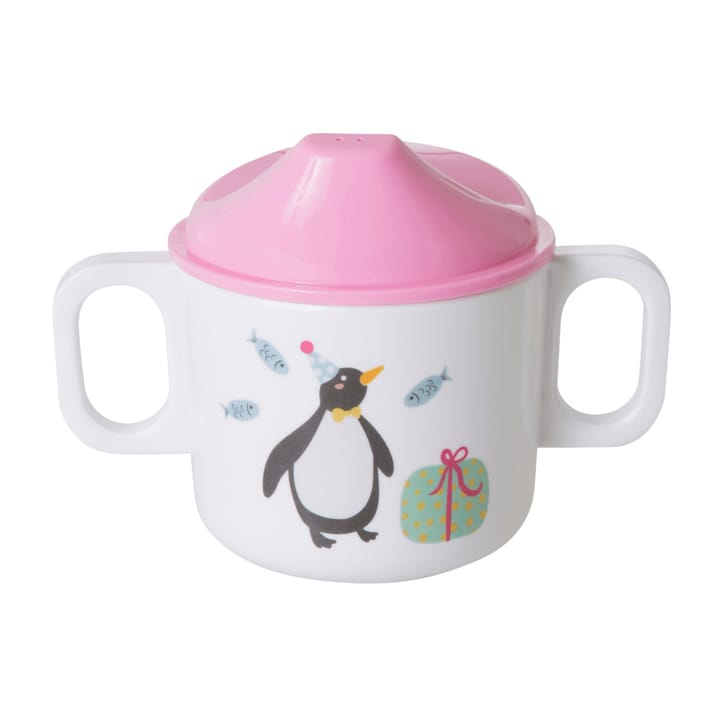 Rice Kinderbecher mit zwei Griffen 20cl - Party animal-Pink - RICE