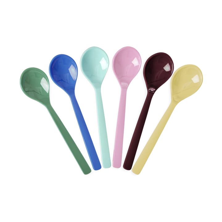 Rice Löffel Melamin14 cm 6er Pack - Show youre true colors - RICE
