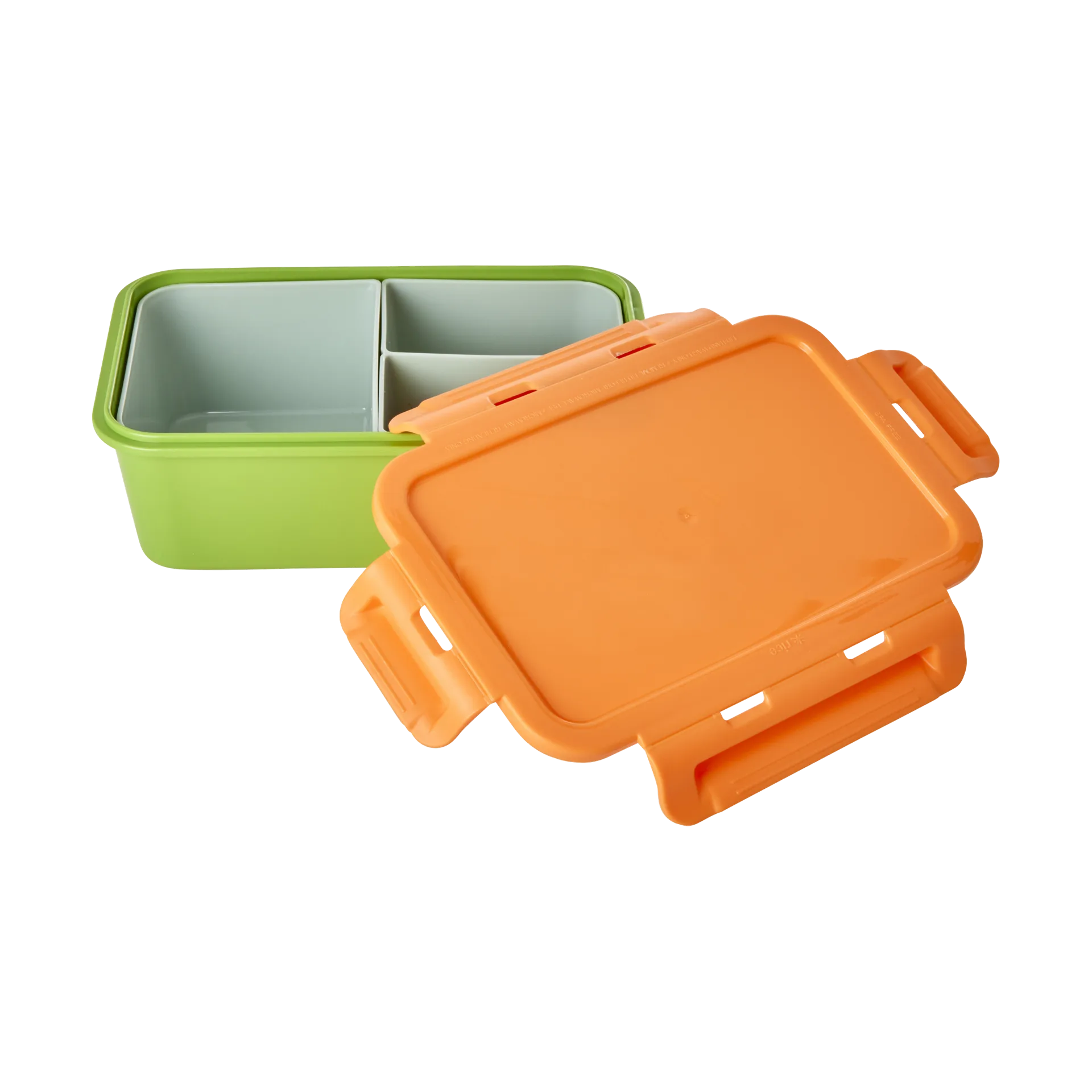 Rice Lunchbox mit 3 Fächern, Green RICE