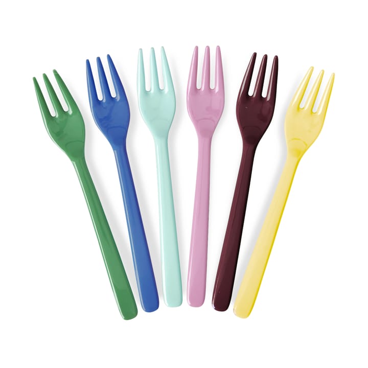 Rice melamin Gabel 6er Pack - Show youre true colors - RICE