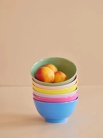 Rice Melaminschale medium Ø15cm 6 Teile - Multicolor - RICE