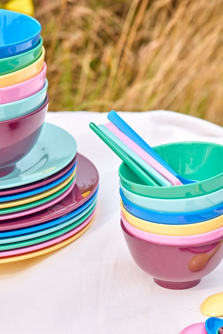 Rice Melaminteller Ø21 cm 6er-Pack, Show youre true colors RICE