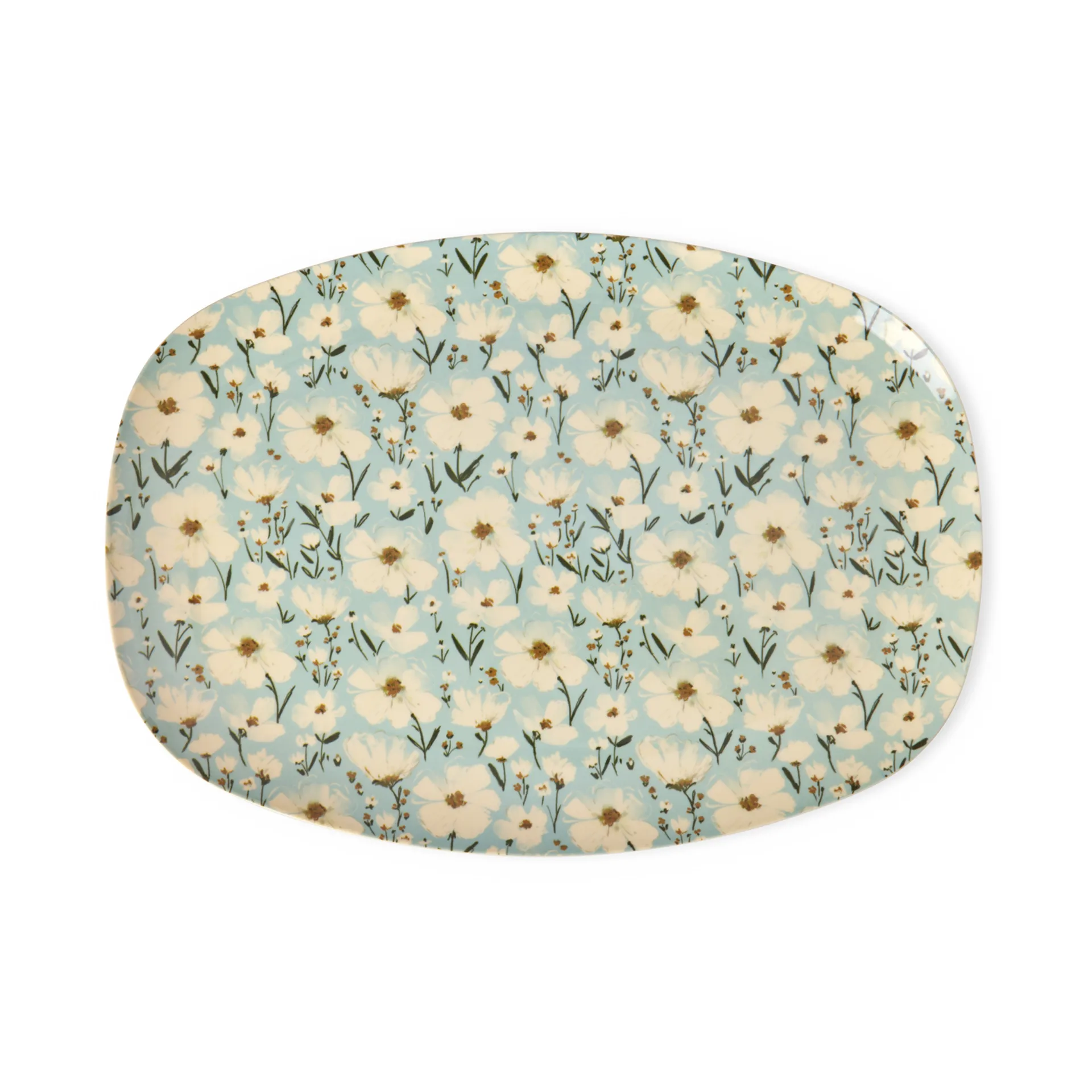 Rice Melaminteller 22 x 30cm, Summer bloom RICE