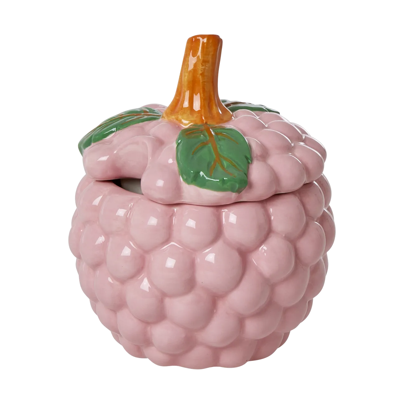 Rice Schale aus Keramik mit Deckel, Pink RICE