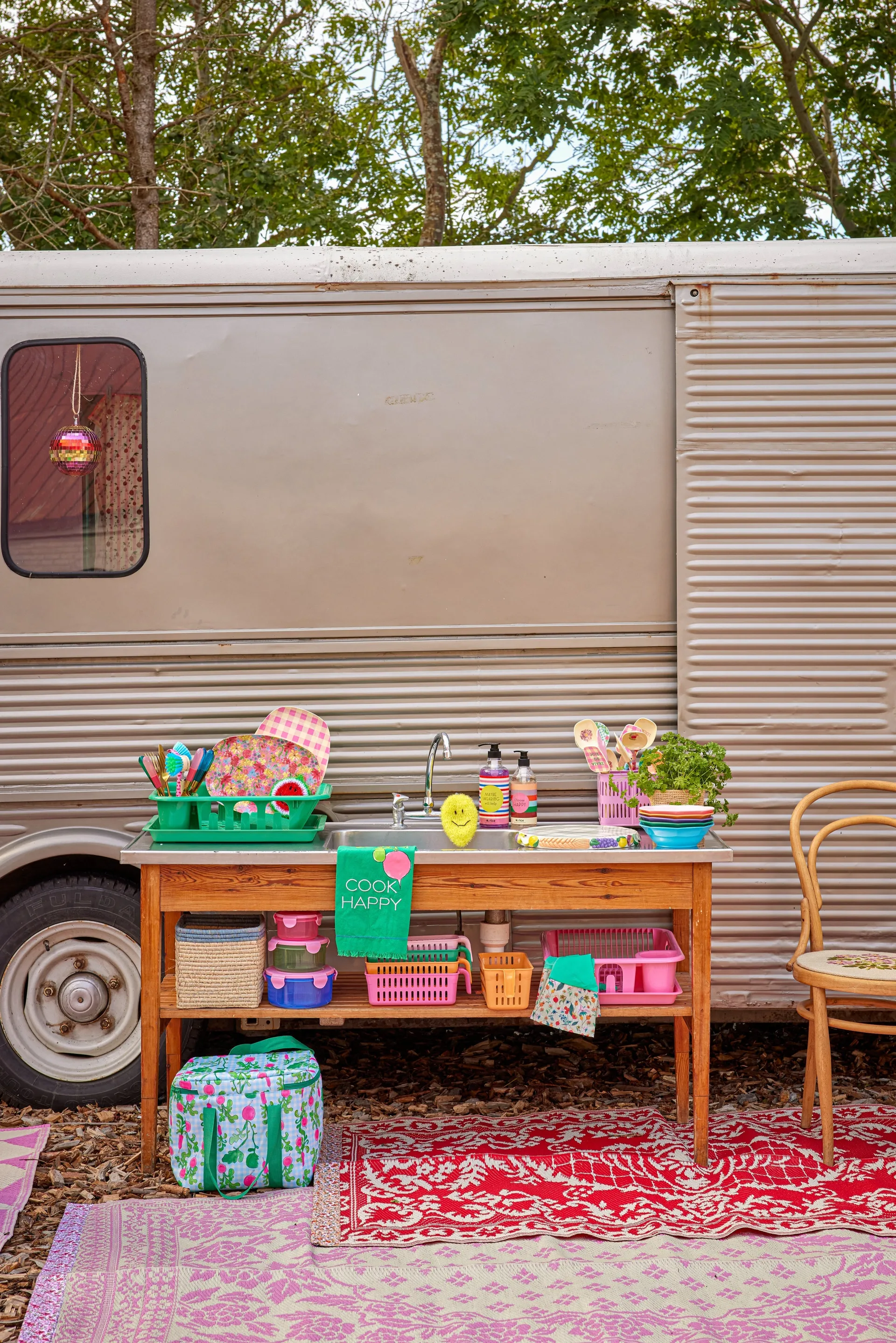 Rice Suppenteller Melamin Ø19 cm 6 Teile, Multicolor RICE