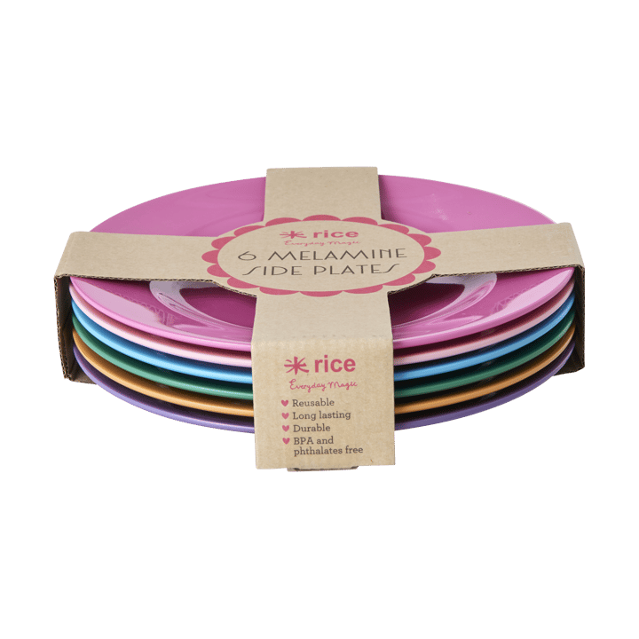 Rice Teller Melamin 20cm 6er Pack - Soft Pink - RICE