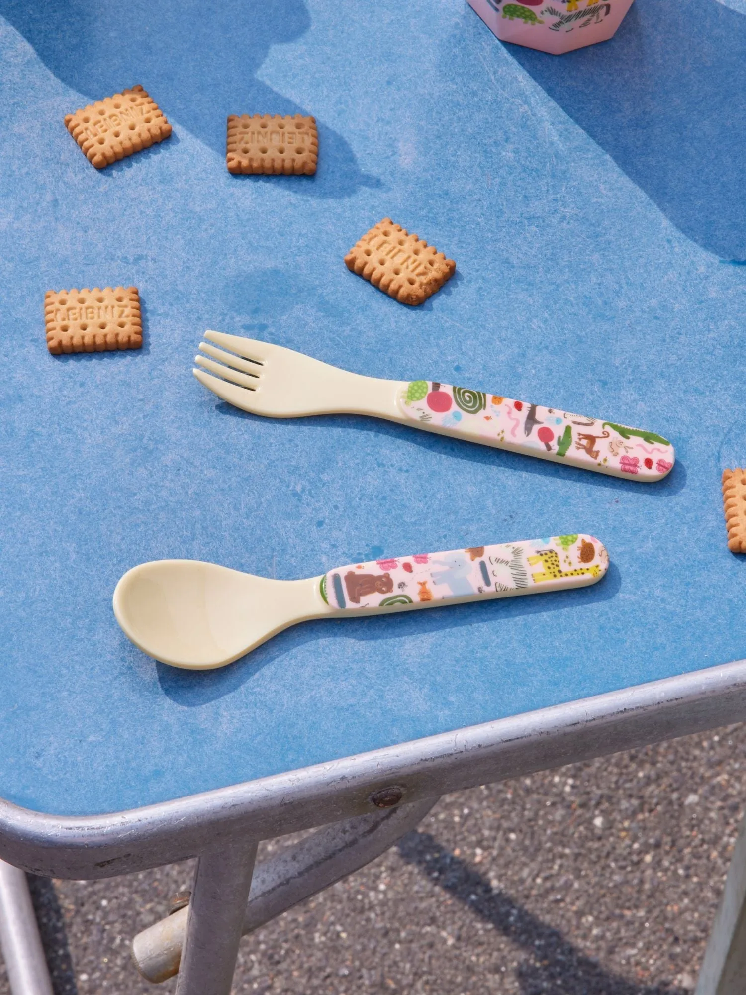 Rice wildlife Kindergeschirr 2-teilig, Pink RICE