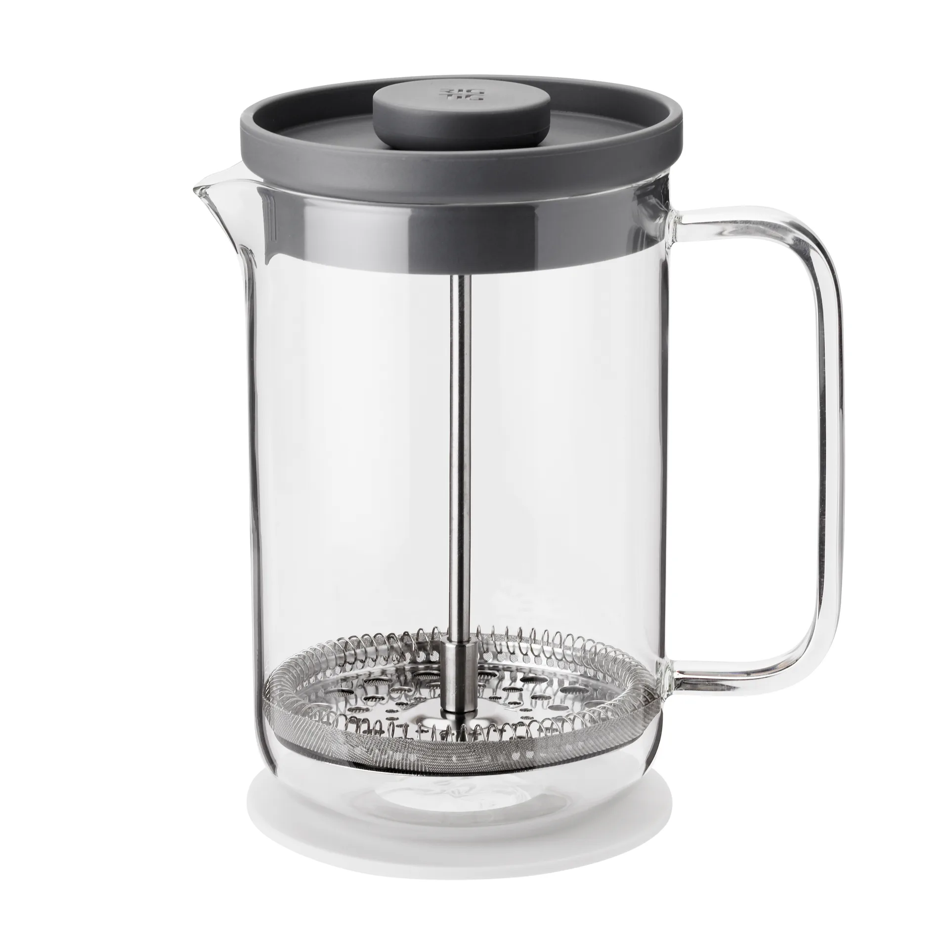 Brew-It Stempelkanne 0,8 L, Grau RIG-TIG
