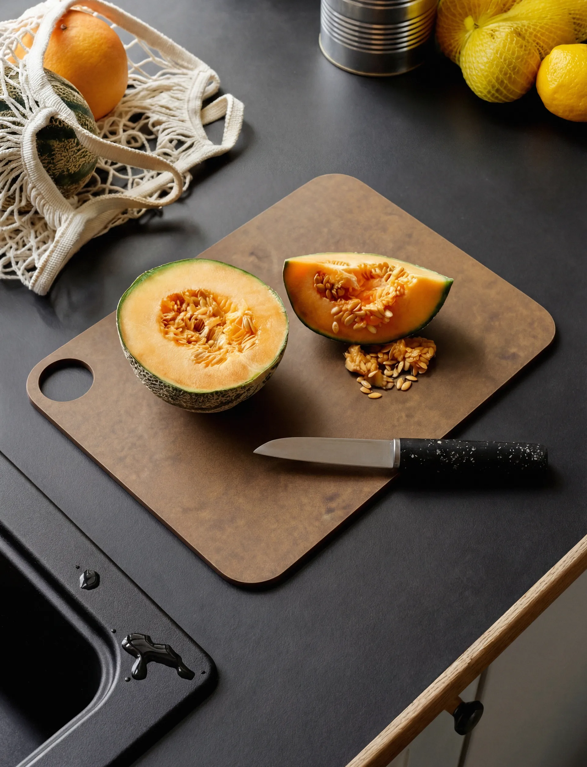 CUT-IT Schneidebrett, Brown, 23,5x31 cm RIG-TIG