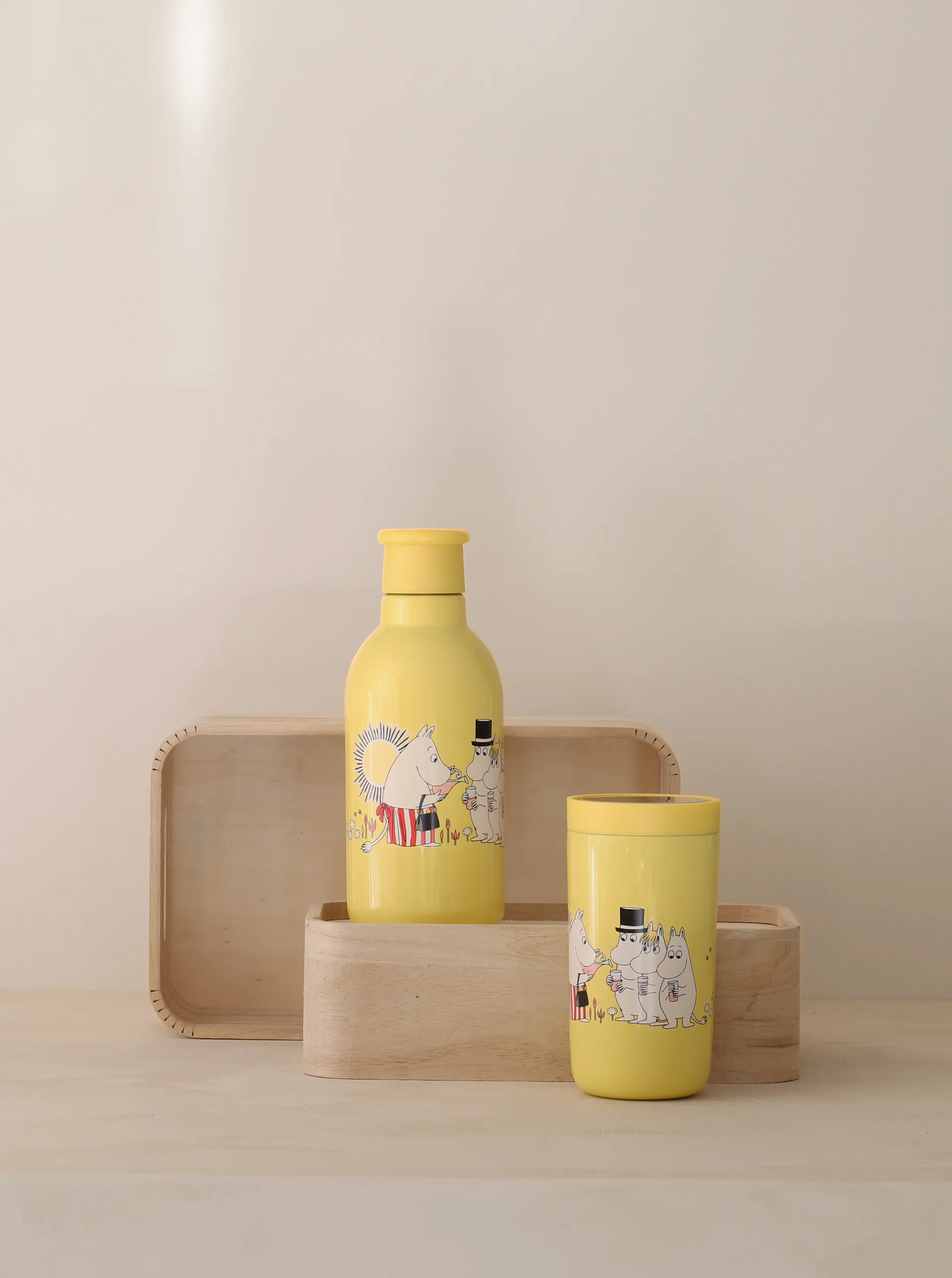 DRINK-IT Mumin Thermosflasche 0,5 L, Moomin Lemonade RIG-TIG
