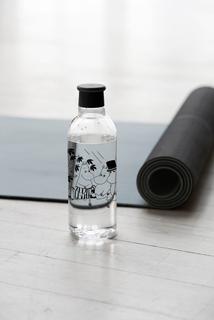 DRINK-IT Mumin Wasserflasche 0,75 l, Black RIG-TIG