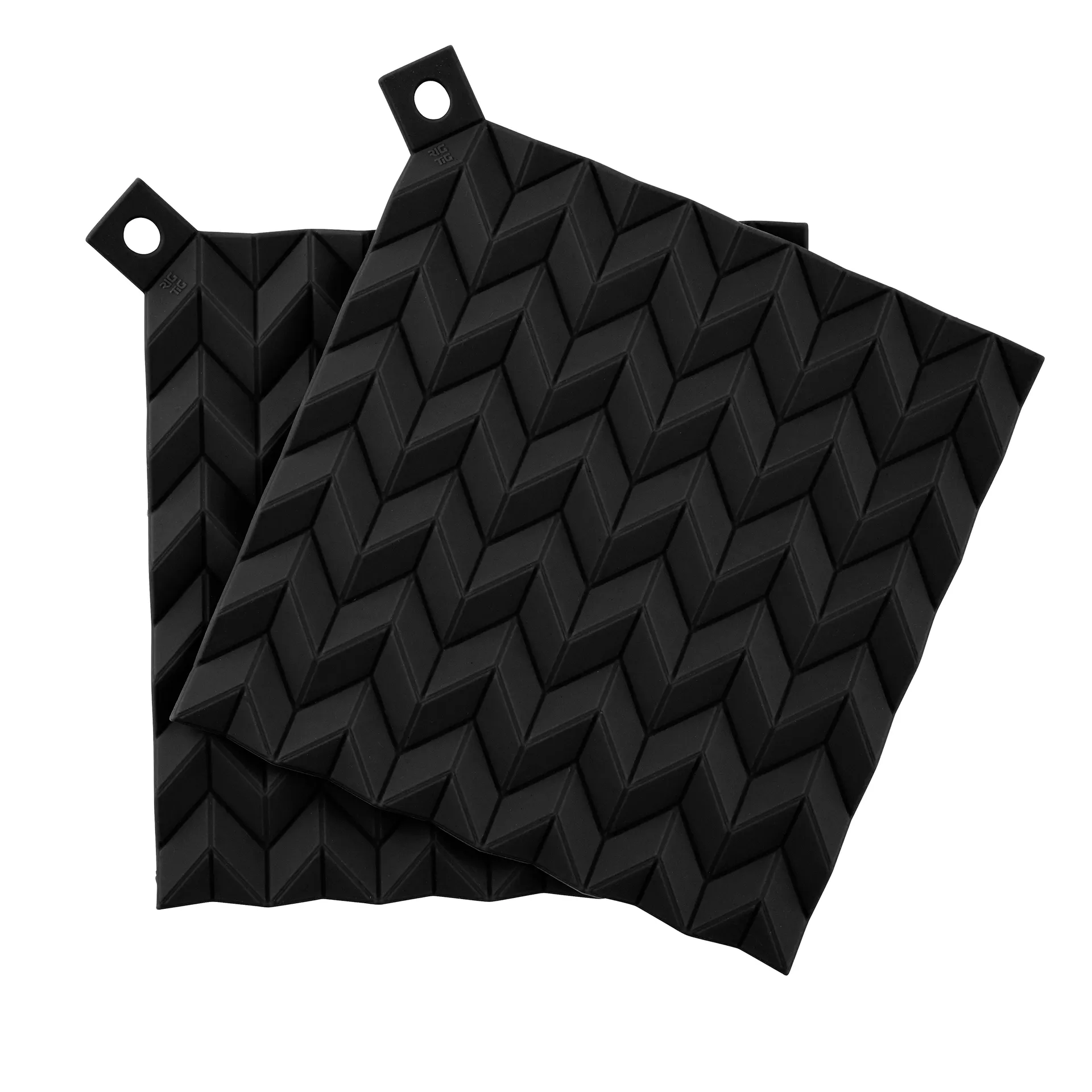 HOLD-ON Topflappen 2er Pack, Schwarz RIG-TIG