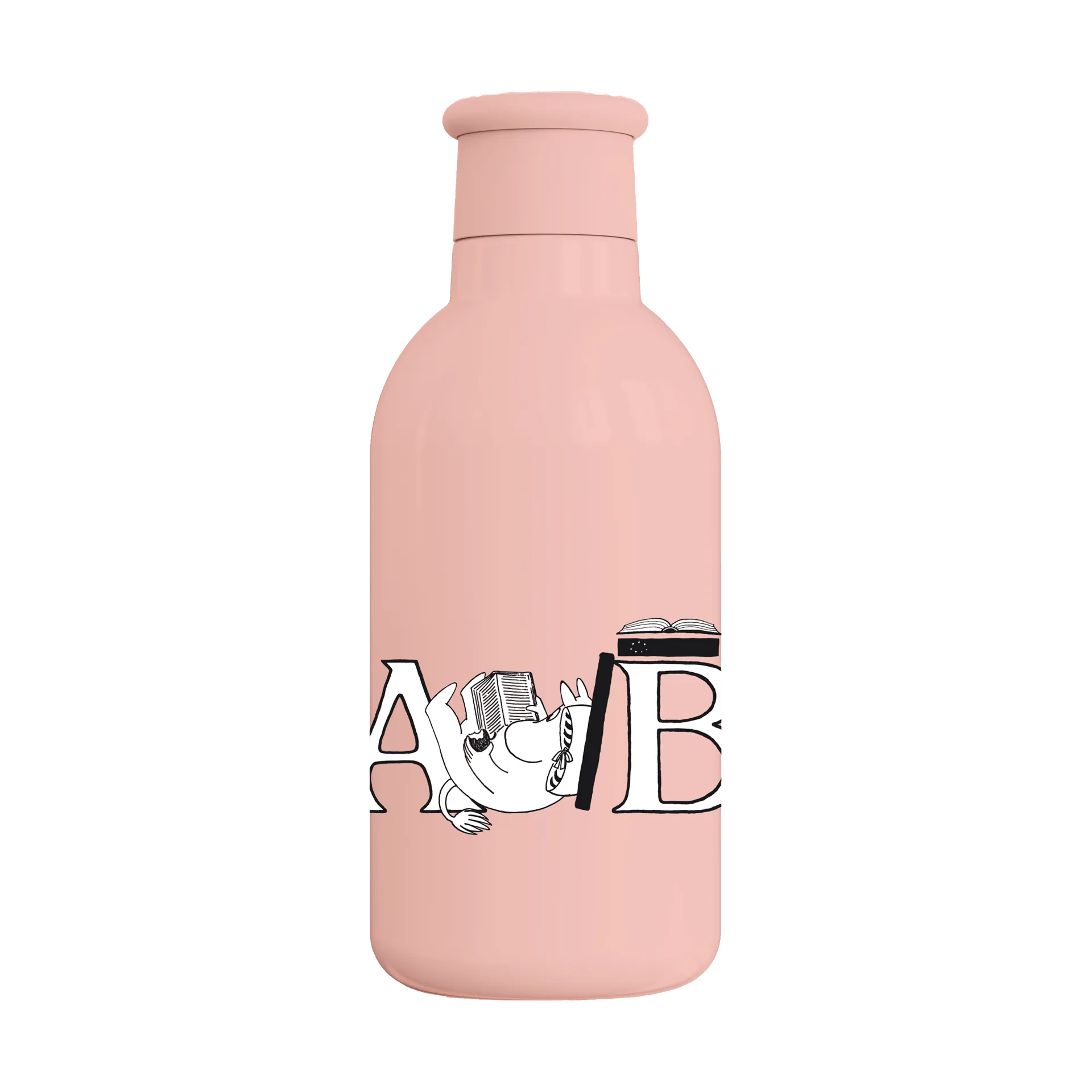Moomin ABC Thermosflasche 0,5 L, Moomin salmon RIG-TIG