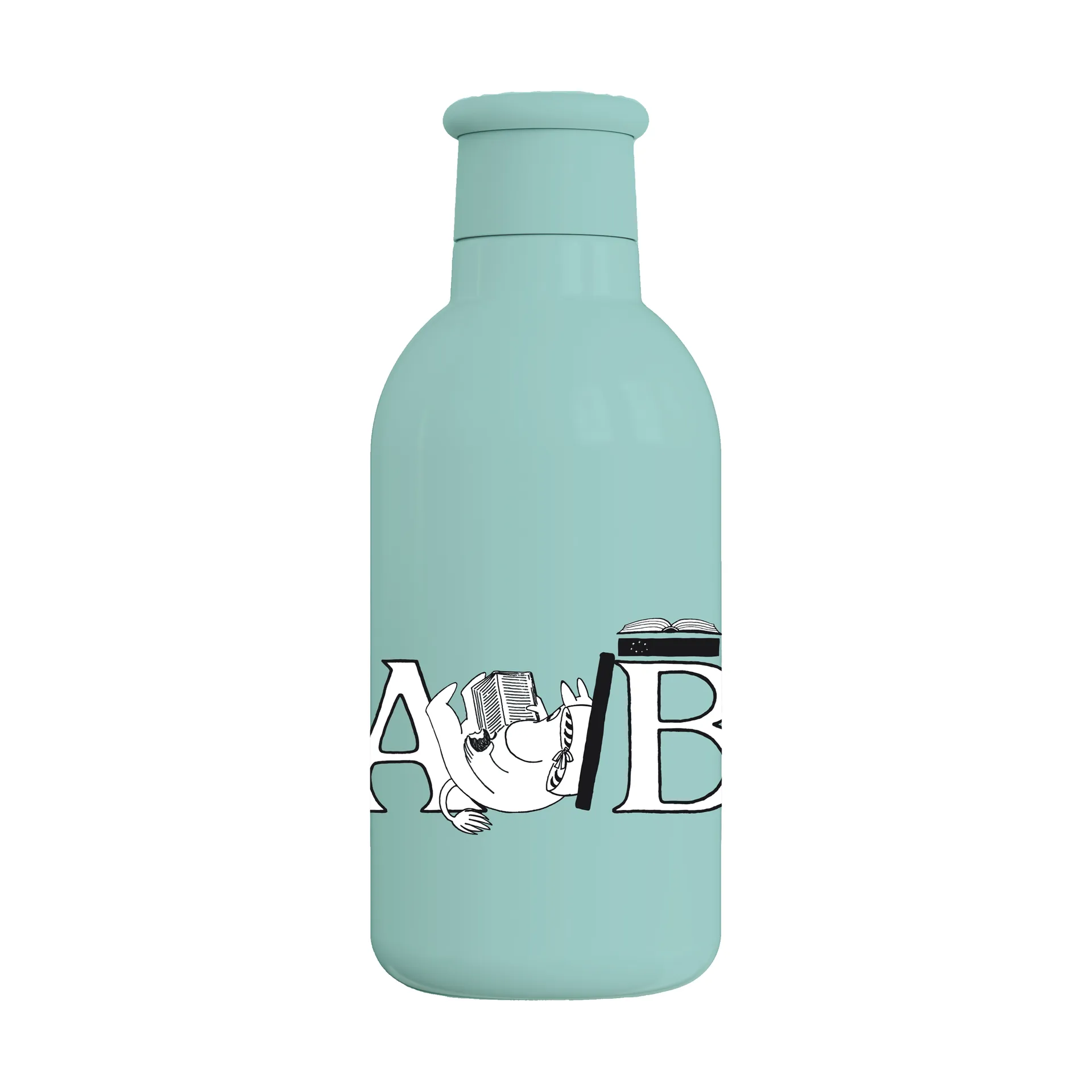 Moomin ABC Thermosflasche 0,5 L, Moomin turqouise RIG-TIG