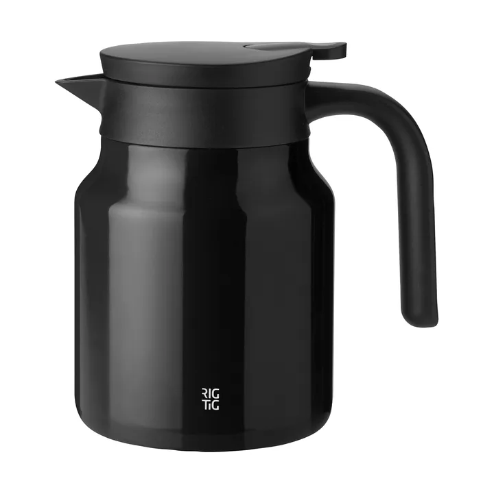 THERM IT Isolierkanne - Schwarz, 0,9 l - RIG-TIG