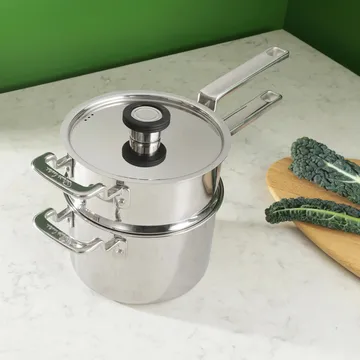 316 Series Dampfgar-Einsatzset - Edelstahl, 2-teilig - Robert Welch