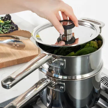 316 Series Dampfgar-Einsatzset - Edelstahl, 2-teilig - Robert Welch