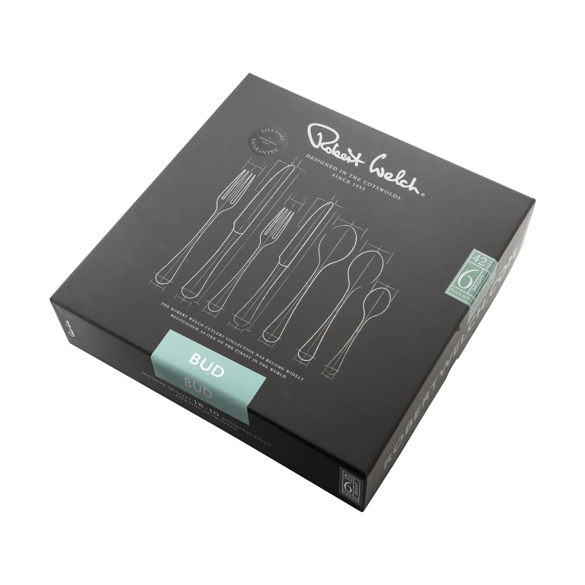 Bud Bright Besteck-Set, 42 Teile Robert Welch