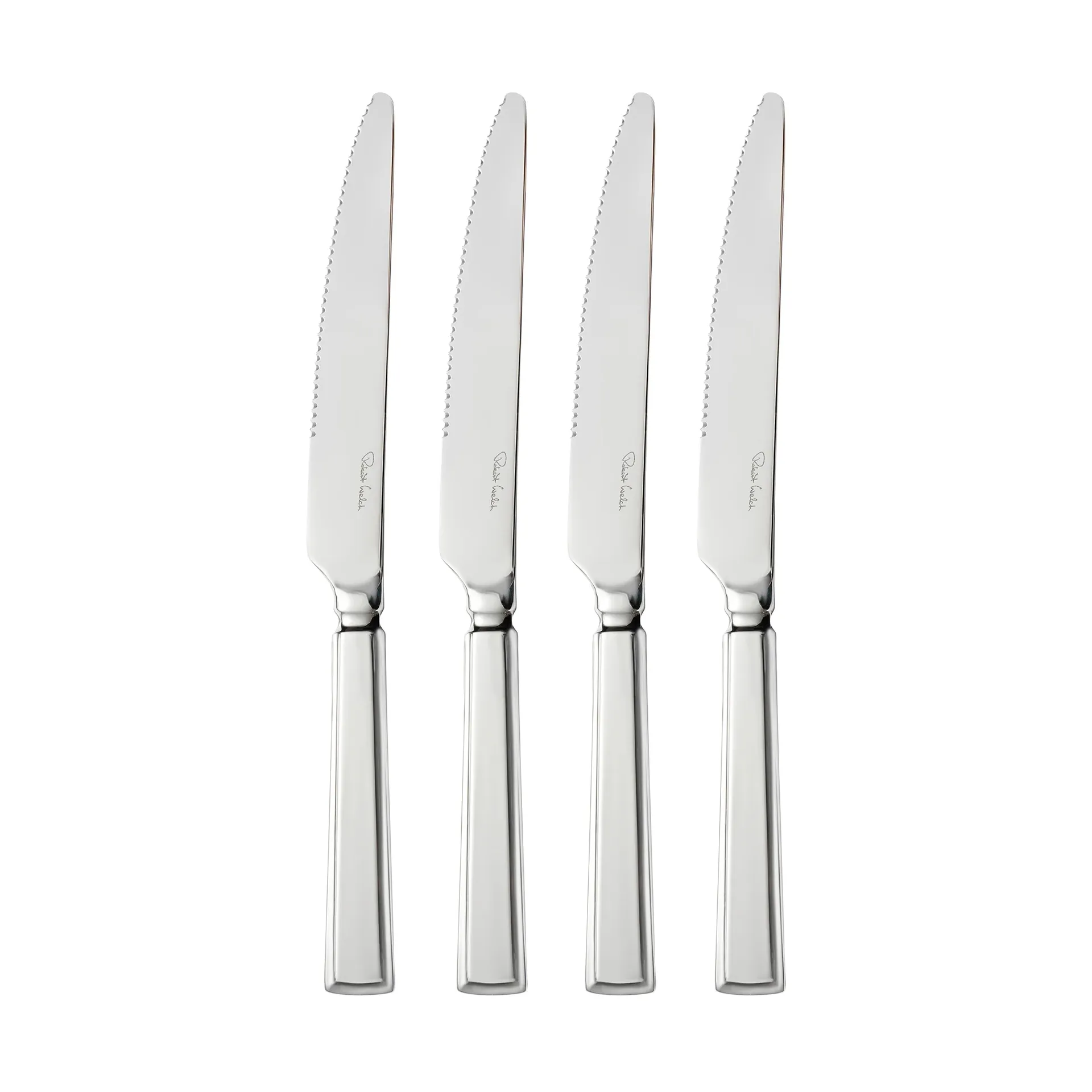Fairford bright Steakmesser, Edelstahl, 4-teilig Robert Welch