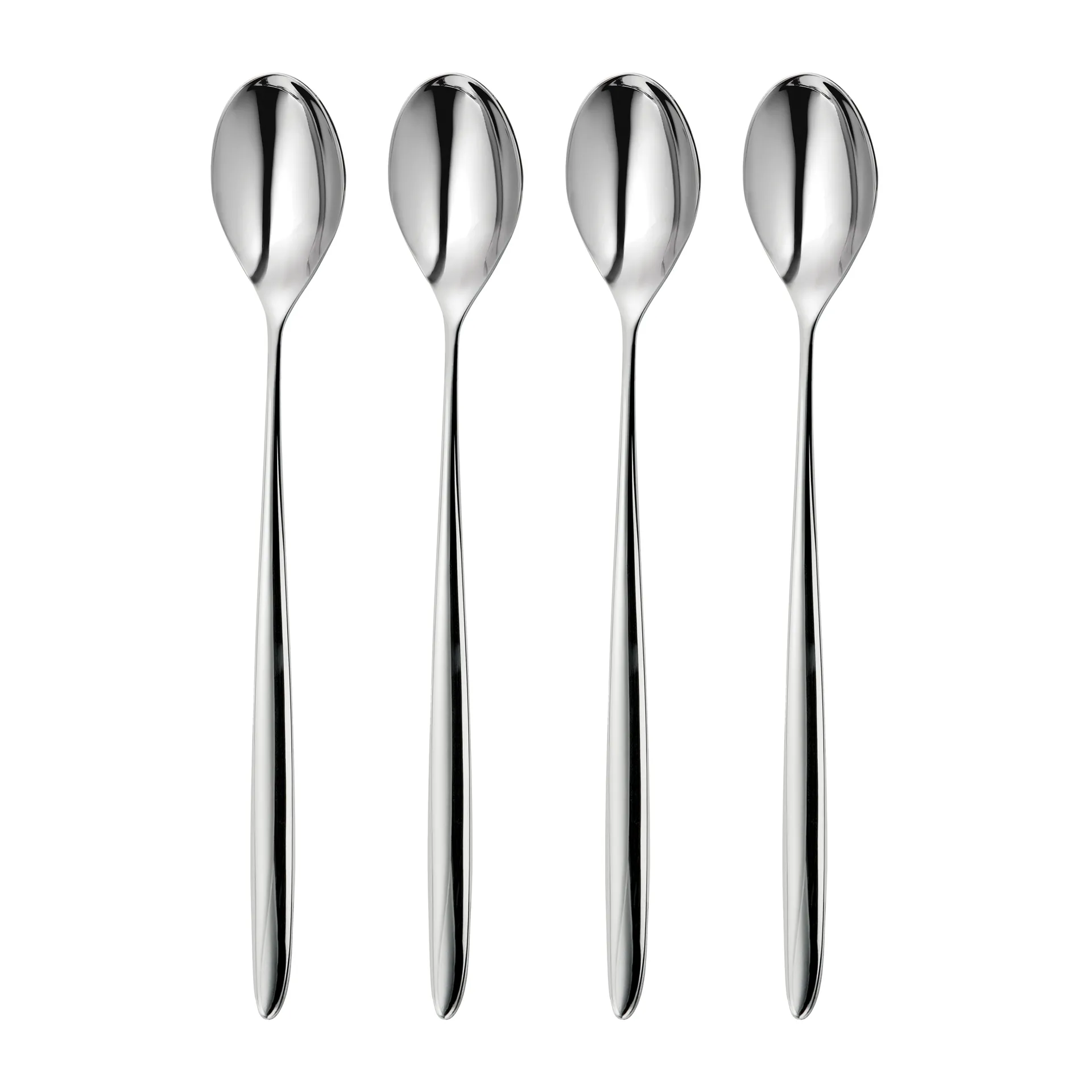 Hidcote Bright Lattelöffel 4er Pack, Edelstahl Robert Welch