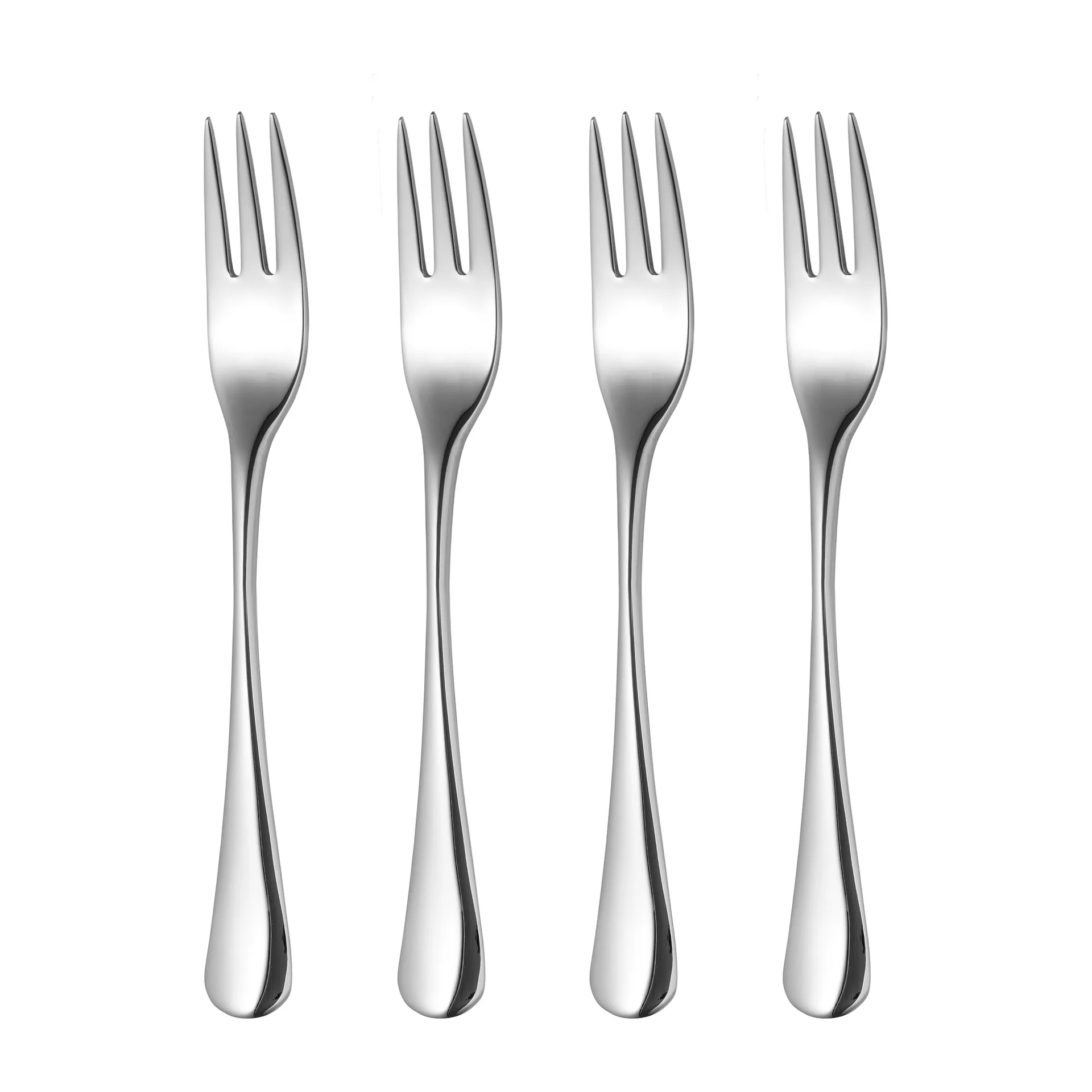 Radford Canape Vorspeisengabel 4er Pack, Edelstahl Robert Welch