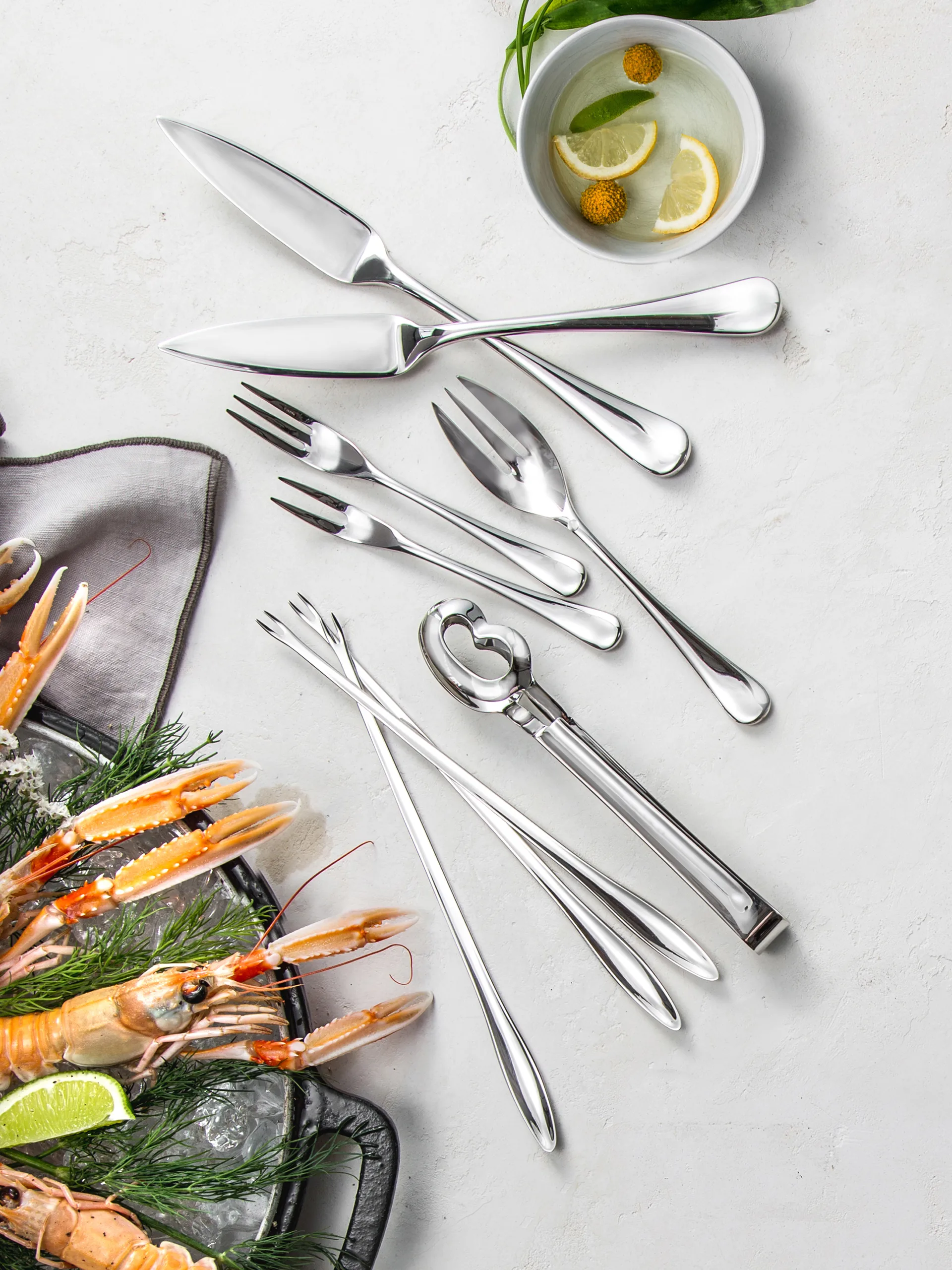 Radford Fischmesser glänzend, Edelstahl Robert Welch