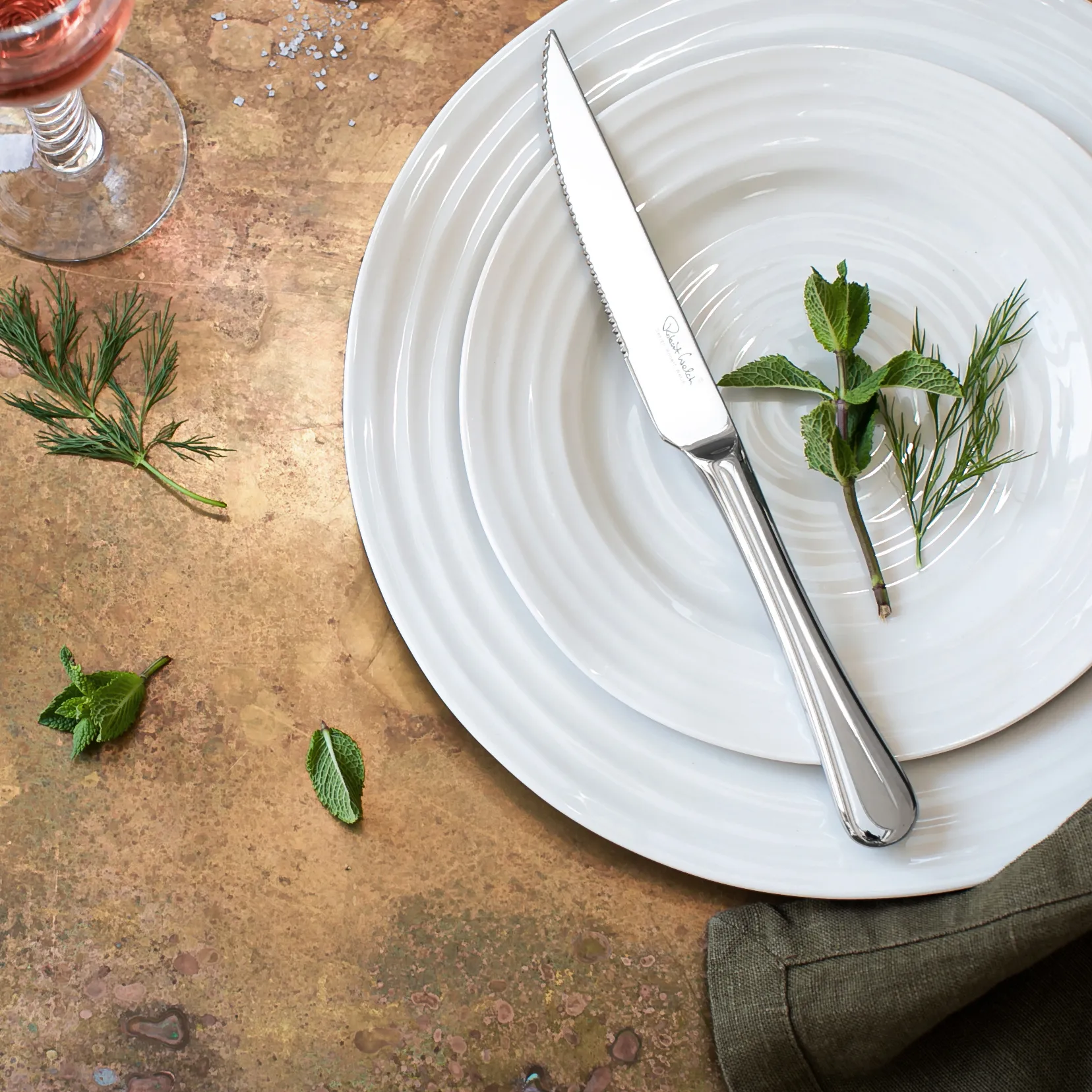 Radford Steakmesser glänzend, Edelstahl Robert Welch