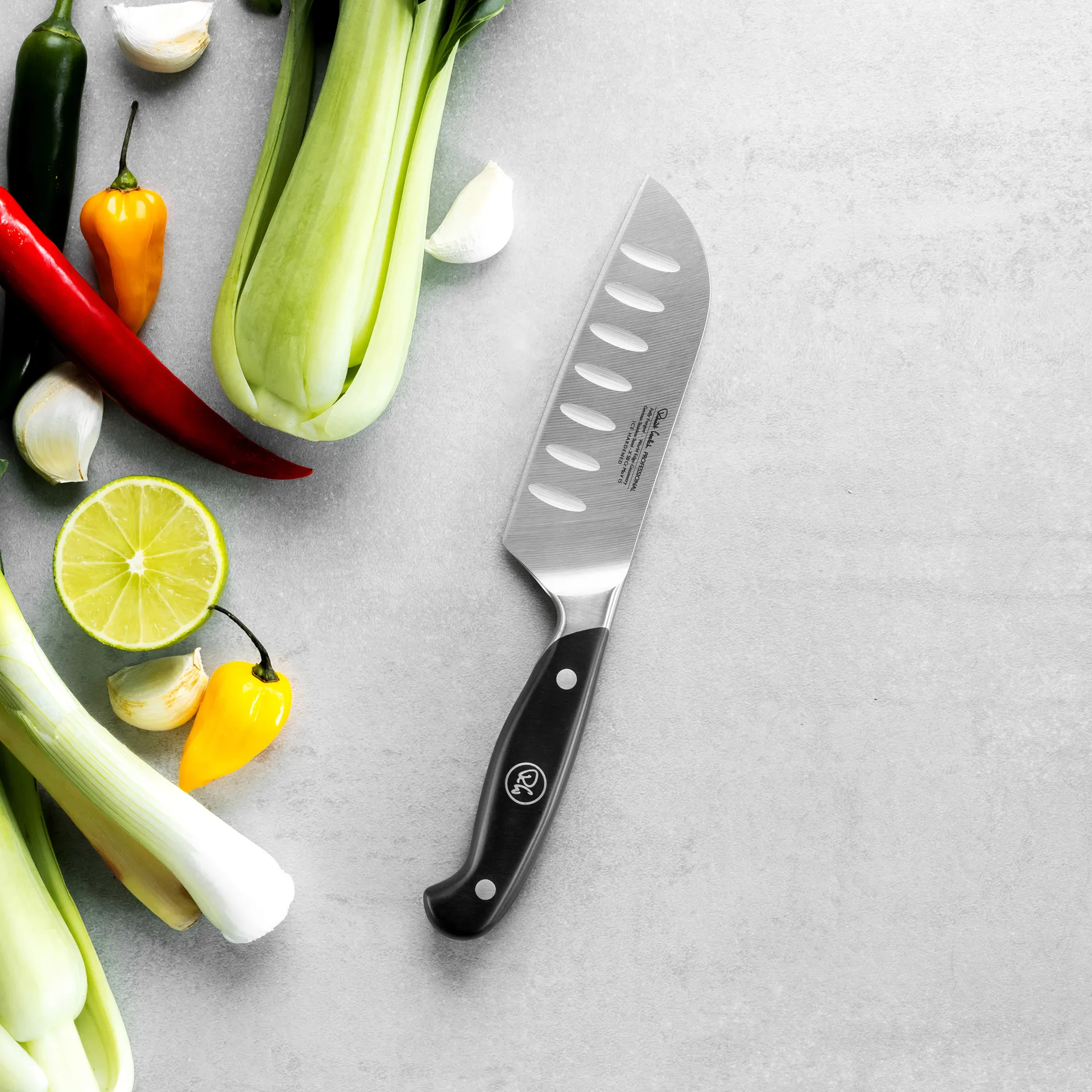 Robert Welch professional Santokumesser 12 cm, Edelstahl Robert Welch