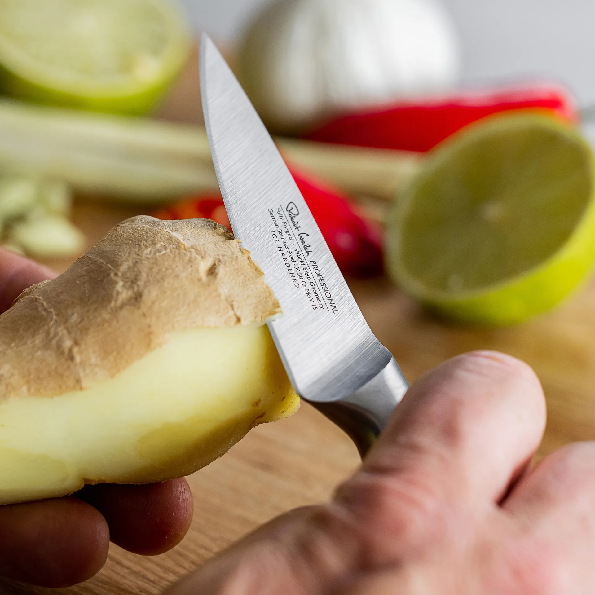 Robert Welch professional Schälmesser 9 cm, Edelstahl Robert Welch